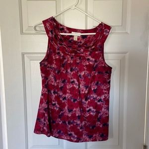LOFT sleeveless blouse